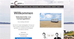 Desktop Screenshot of die-camper.com